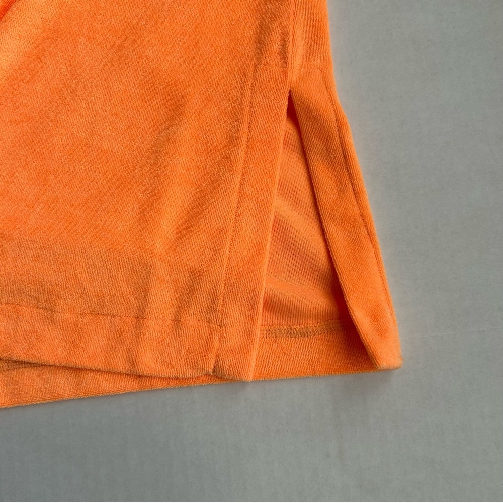 Show Me Your Mumu Women's Orange Terry Knit Parker Button Down Medium‎ - Picture 10 of 12